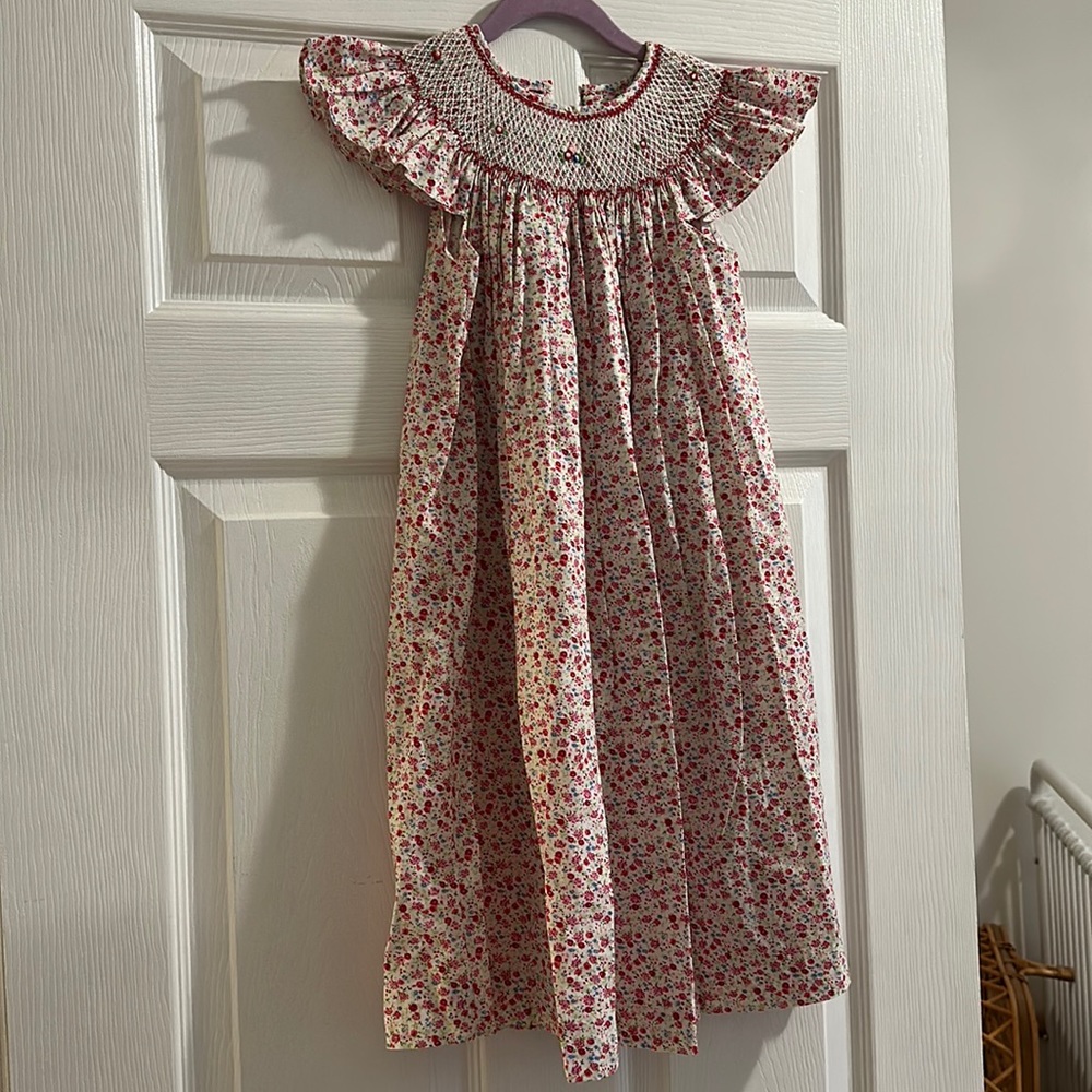 Love Me smocked floral dress